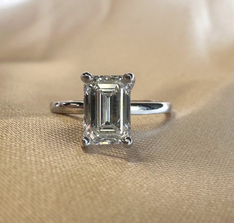 Emerald Cut Engagement Ring
