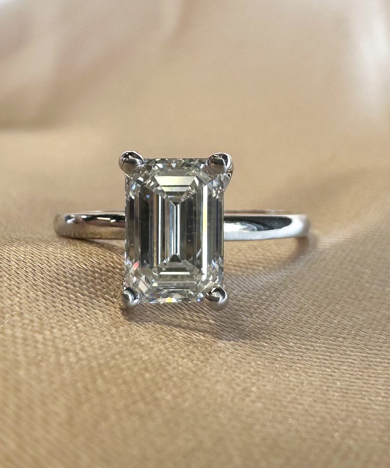 Emerald Cut Engagement Ring
