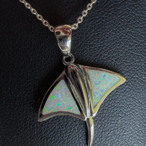 Stingray Created Opal Necklace