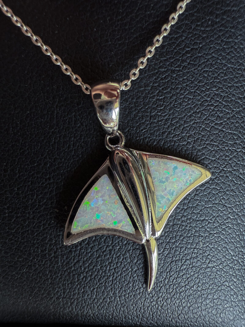 Stingray Created Opal Necklace