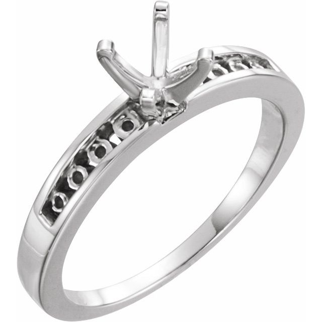 Accented Engagement Ring or Band