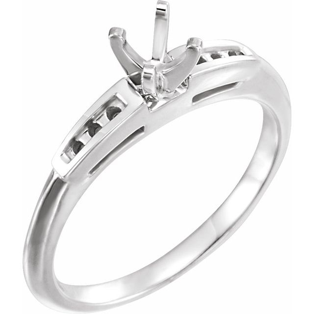 Accented Engagement Ring or Band