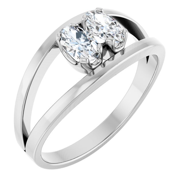 Family Negative Space Ring