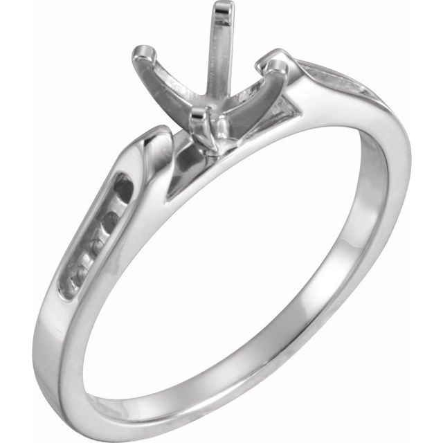 Accented Engagement Ring or Band