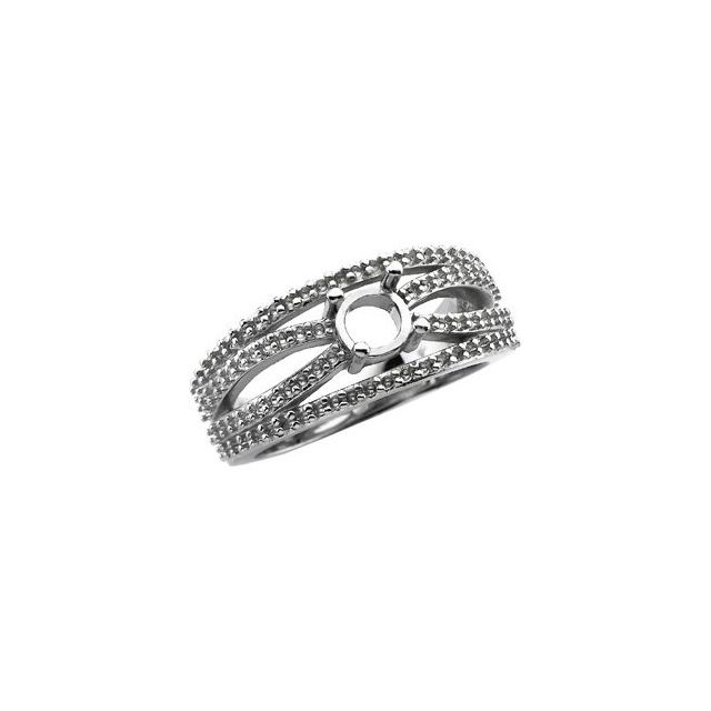 Accented Criss-Cross Ring
