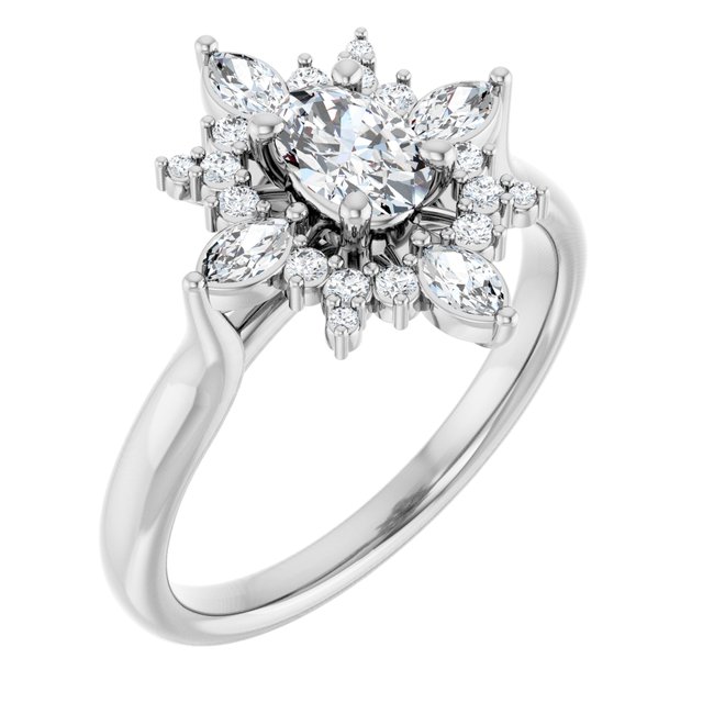Halo-Style Engagement Ring or Band