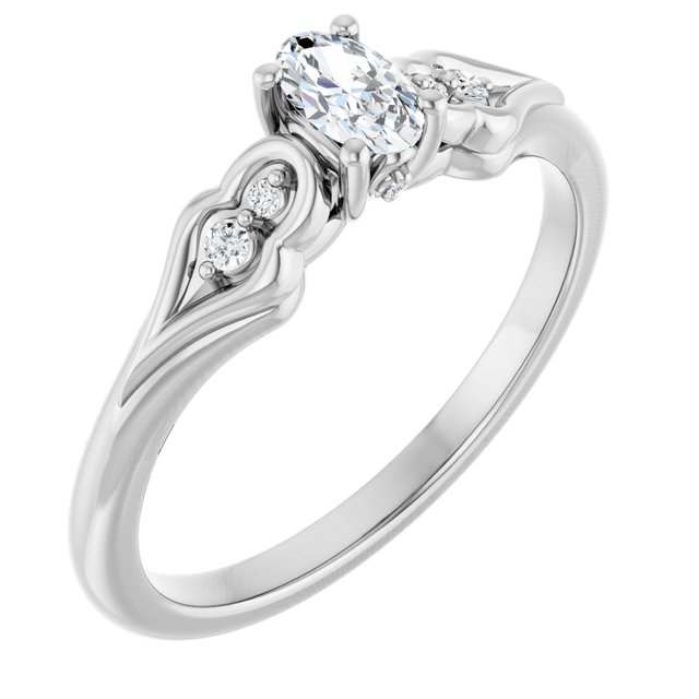 Accented Engagement Ring