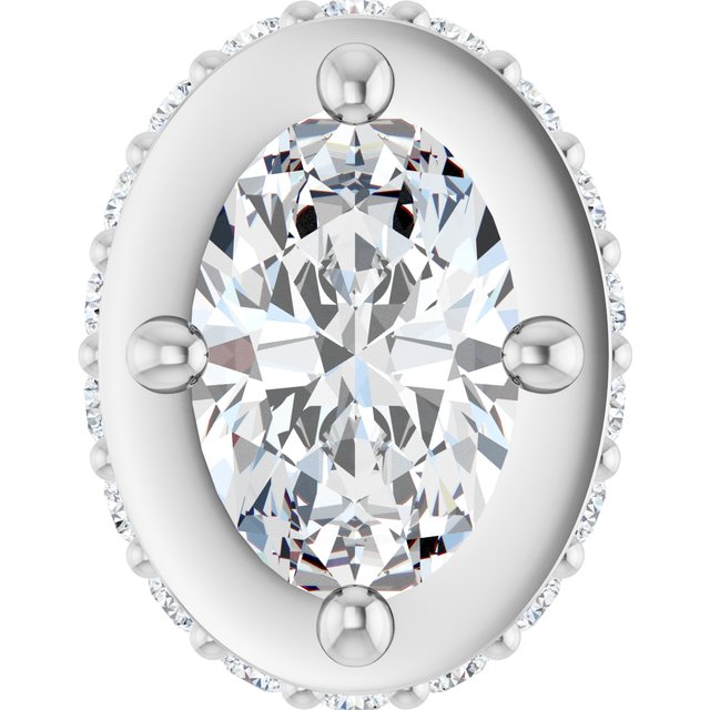 Hidden Halo-Style Pendant