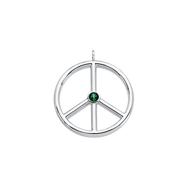 Peace Sign Pendant