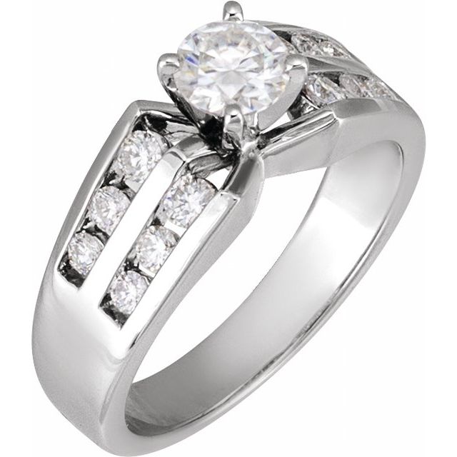 Accented Engagement Ring