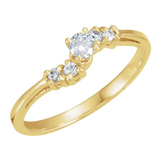 Accented Engagement Ring or Band - Image 3