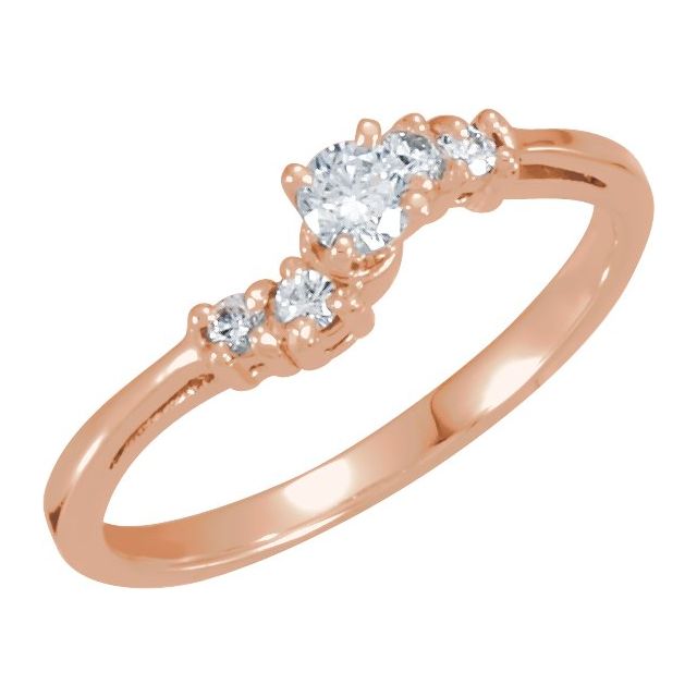 Accented Engagement Ring or Band - Image 4
