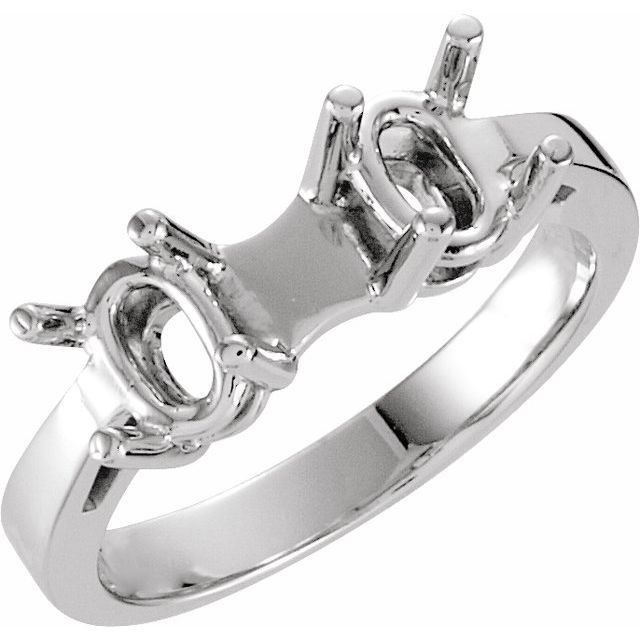 Oval Side-Stone Peg Shank