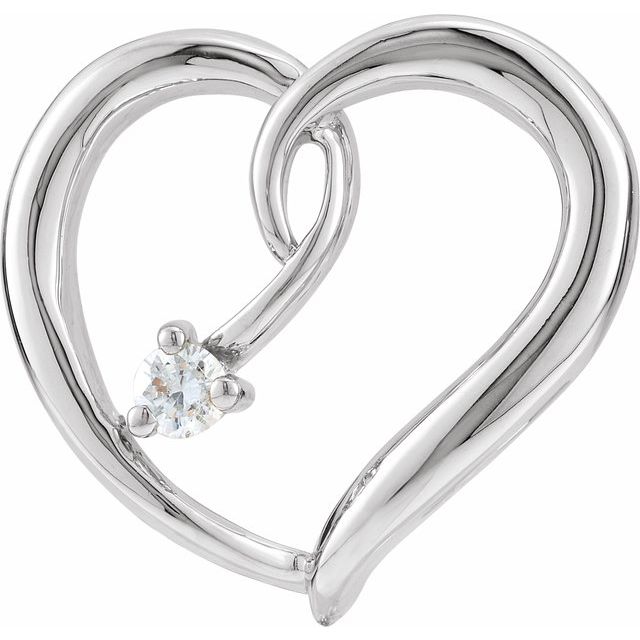Accented Heart Pendant