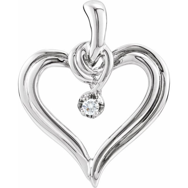 Accented Heart Pendant