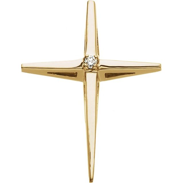 Accented Cross Pendant
