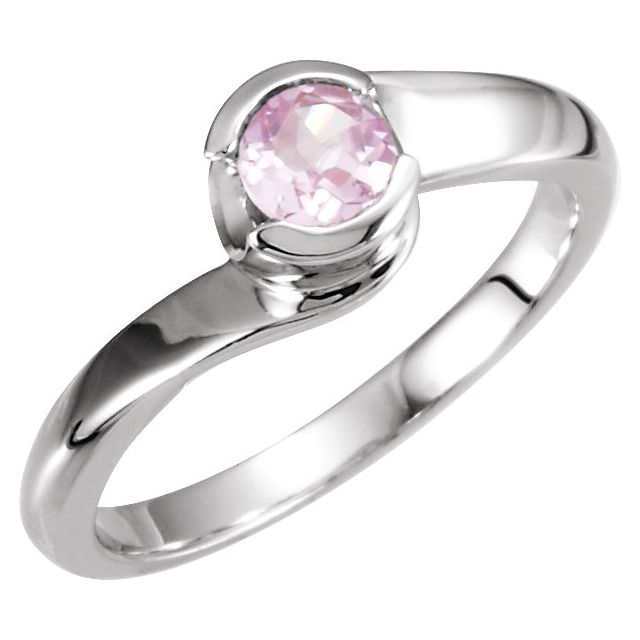 Bezel-Set Bypass Ring