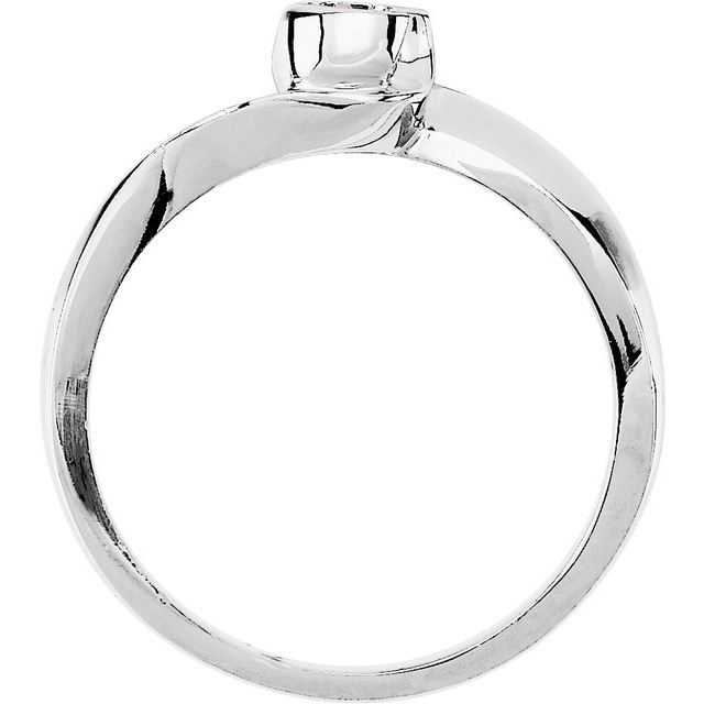 Bezel-Set Bypass Ring - Image 2