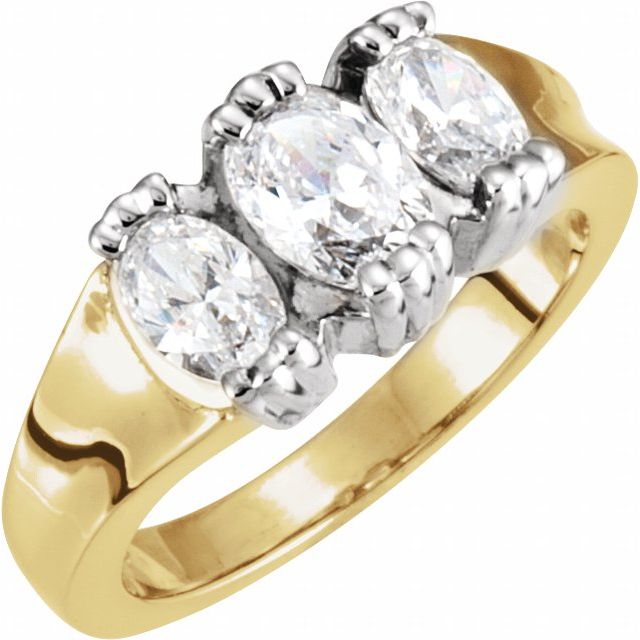 Three-Stone Engagement Ring or Band