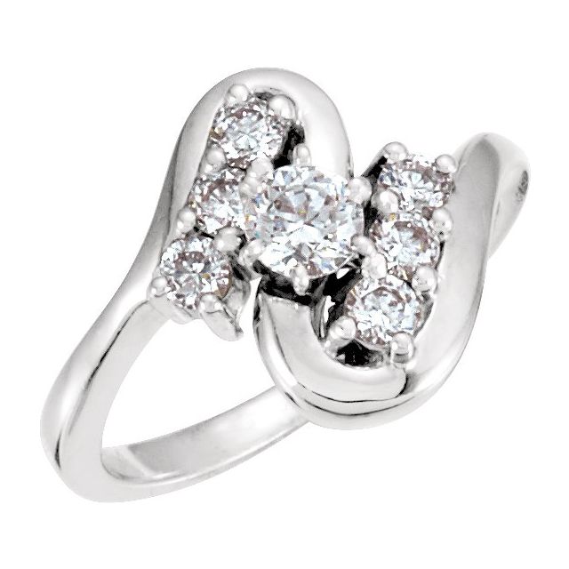 Accented Engagement Ring or Band
