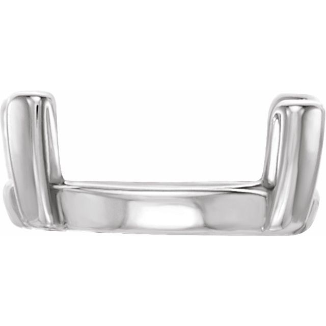 Oval 4-Prong Solid Base Setting