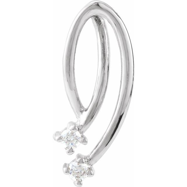 Two-Stone Freeform Pendant