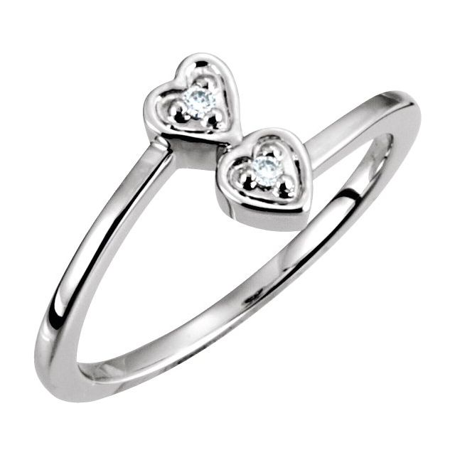 Youth Double Heart Ring