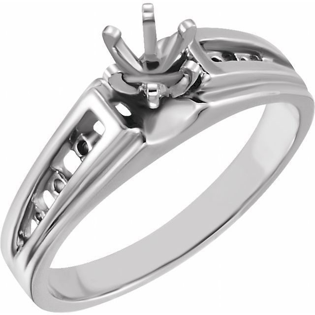 Accented Engagement Ring or Band