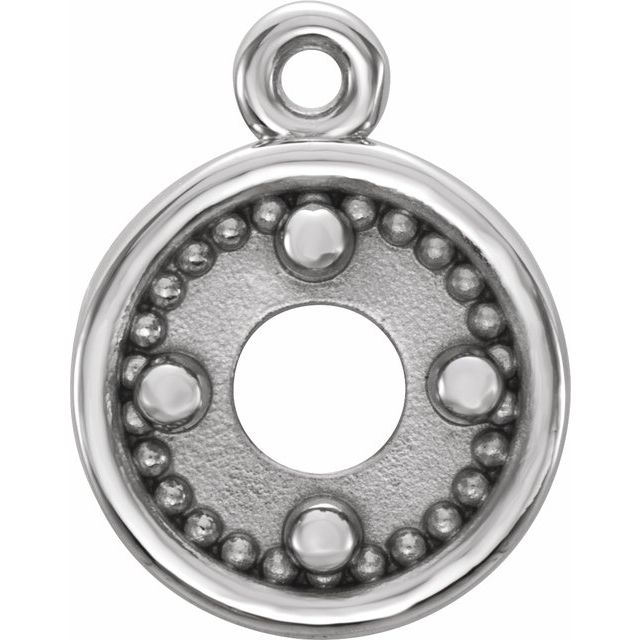 Round 4-Prong Dangle