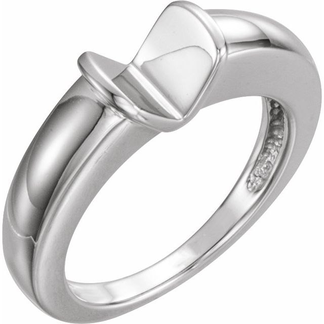 Bar-Set Solitaire Engagement Ring