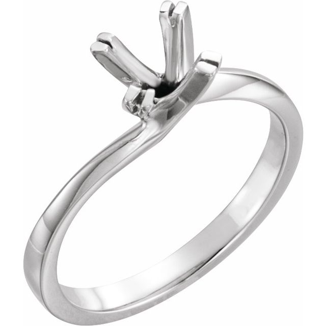 Split-Prong Solitaire Engagement Ring or Band