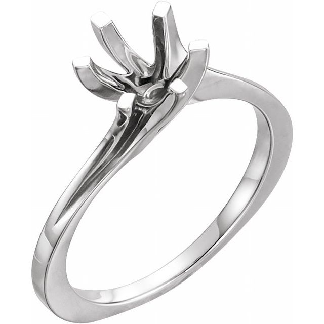 Solitaire Engagement Ring or Band