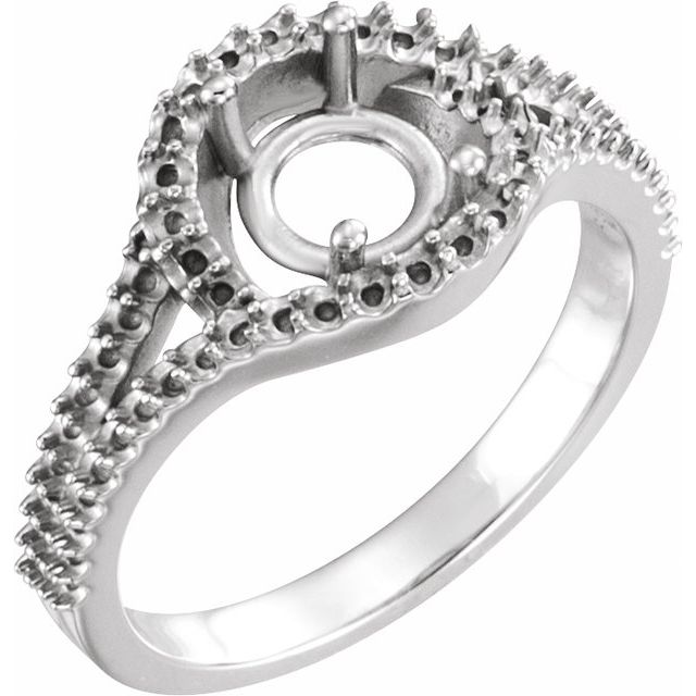 Halo-Style Engagement Ring or Band