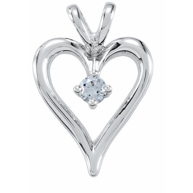 Accented Heart Pendant