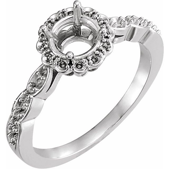 Halo-Style Engagement Ring or Band