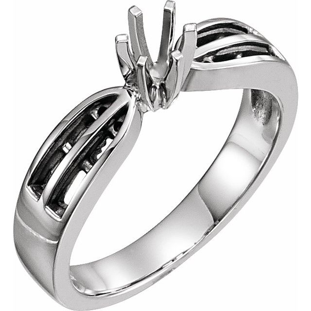 Accented Engagement Ring or Band