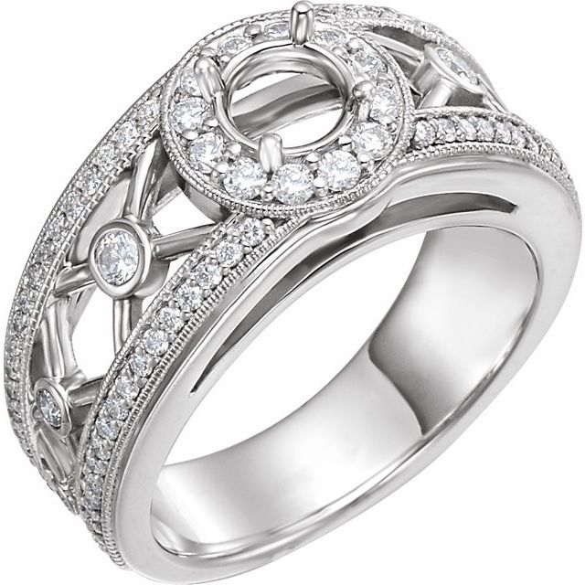Halo-Style Engagement Ring or Band