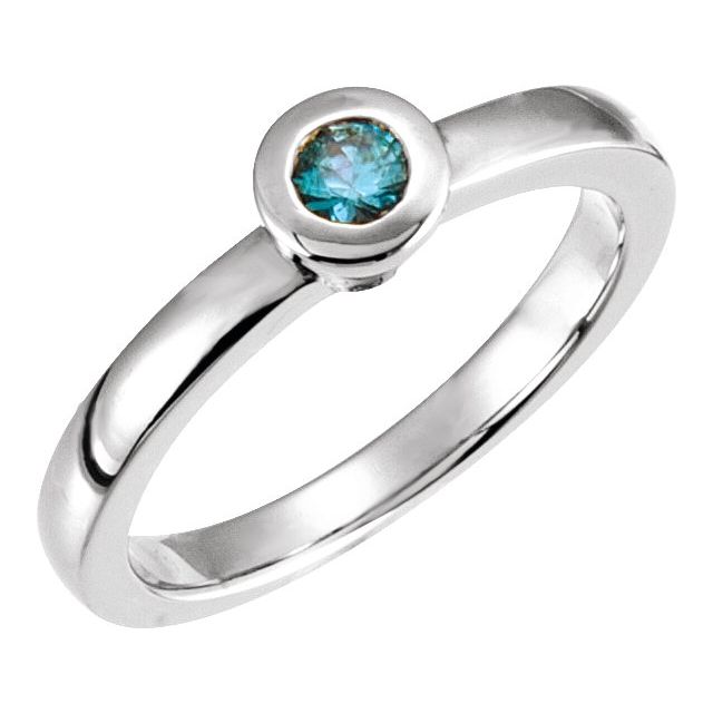 Bezel-Set Solitaire Ring