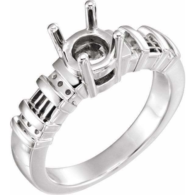 Accented Engagement Ring