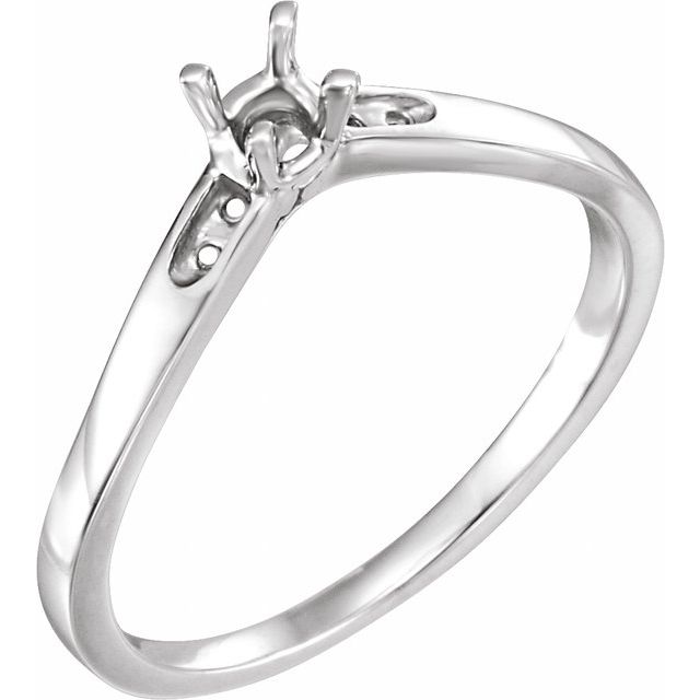 Accented Engagement Ring or Band