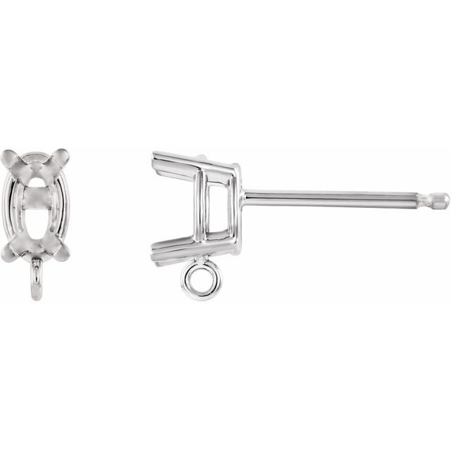 Basket Stud Earring Top