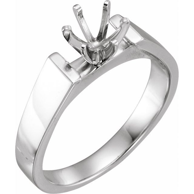 Solitaire Engagement Ring or Band