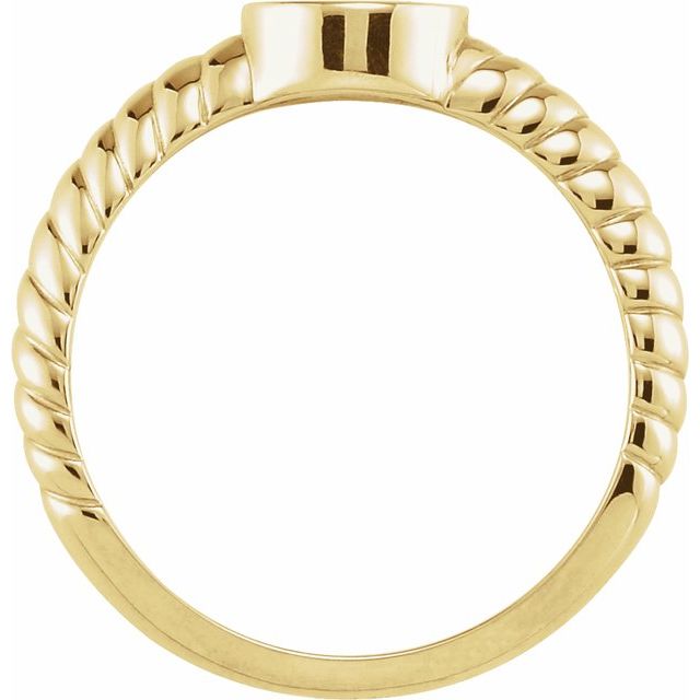 Cabochon Rope Ring - Image 2