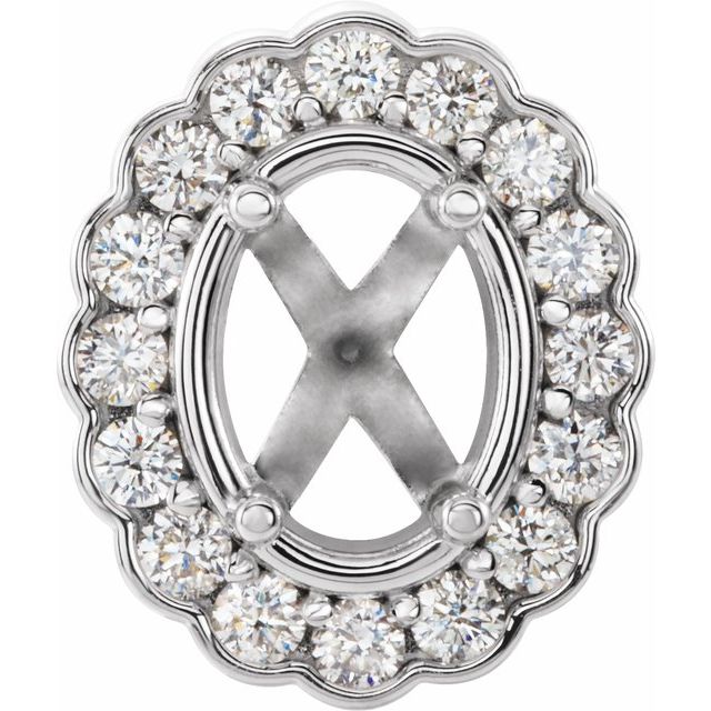 4-Prong Halo-Style Peg Setting