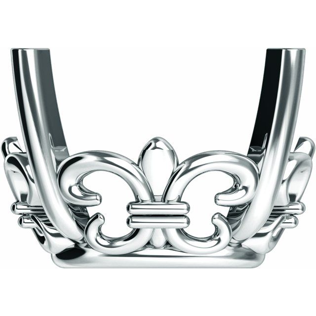 4-Prong Fleur-de-lis Basket Setting