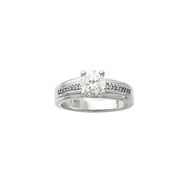 Accented Engagement Ring