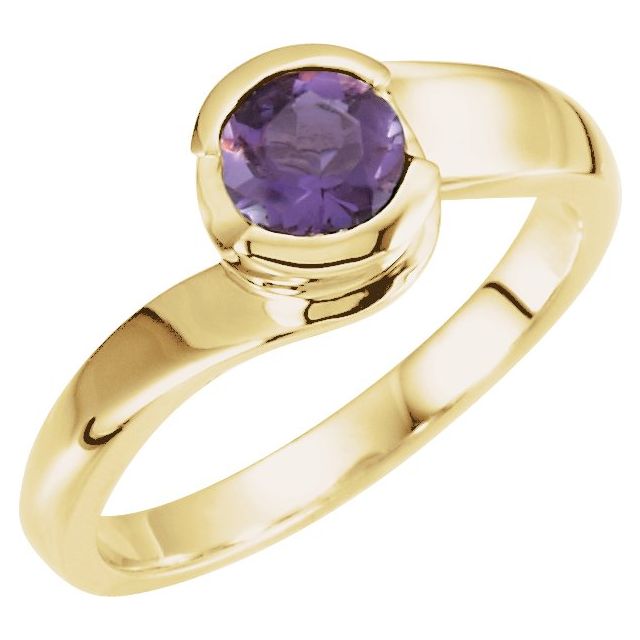 Bezel-Set Bypass Ring - Image 3