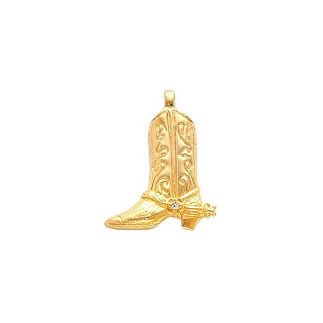 Cowboy Boot Pendant