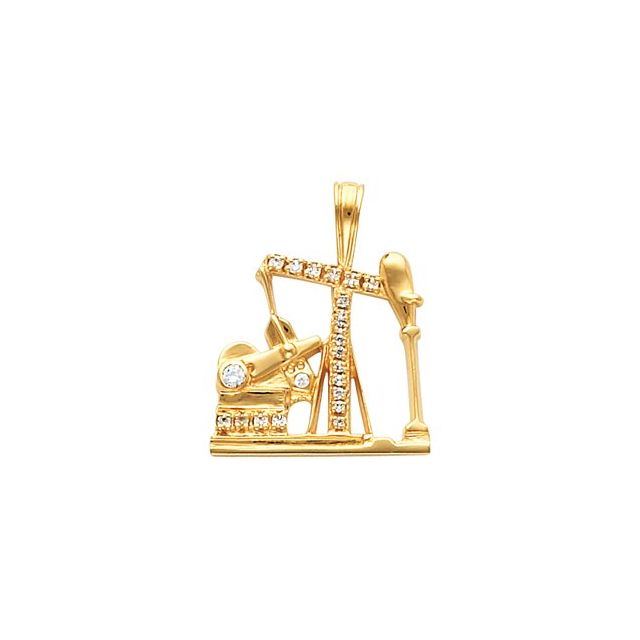 Pumping Oil Well Pendant