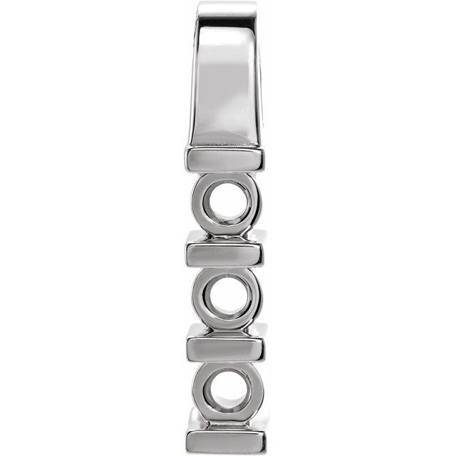 Three-Stone Slide Pendant